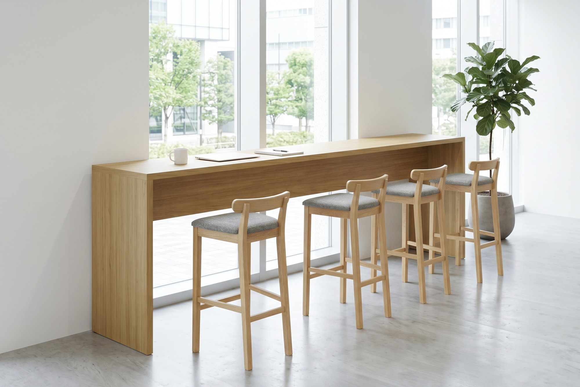 Wood Chair Follow High