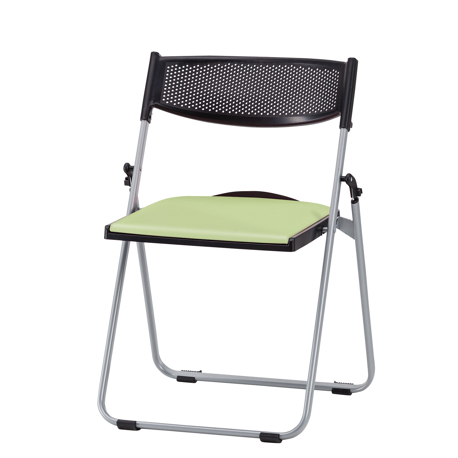 アウトレット TOKIO アルミパイプ椅子 座面パッド付折りたたみチェア リーフグリーン <br>NFA-700-LG 1脚 <br><br>  835-8500<br><br><br>