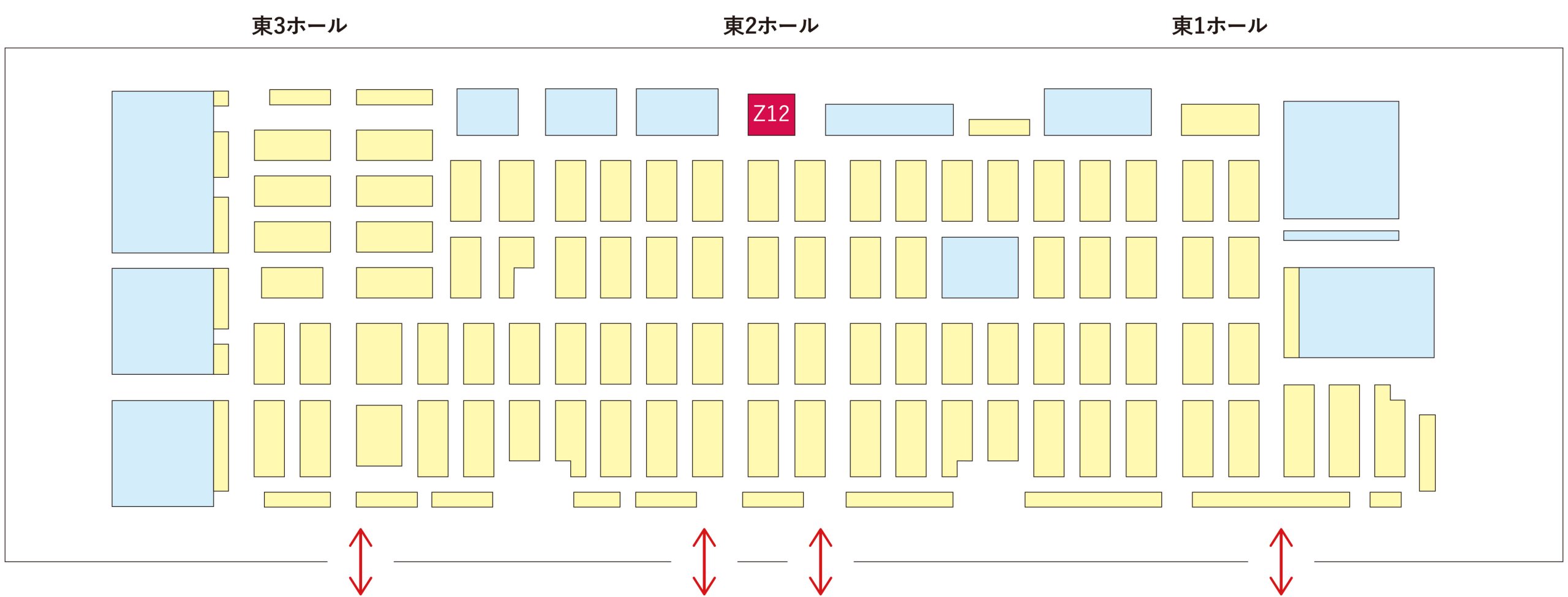 ジャパンホームショー＆ビルディングショーレイアウト図